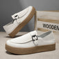 Men's 2026 Casual Loafer Half Slippers, Dual Use for Home & Outdoor, Slip-On Non-slip Wear-resistant Moccasin Shoes