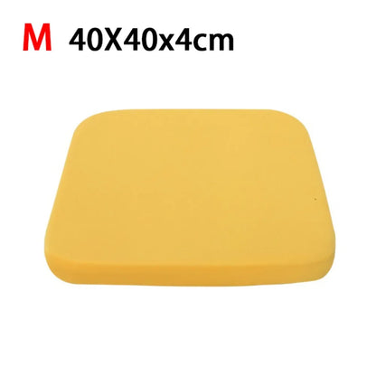 Anti-Slip 4cmThick Seat Cushion Ultra Soft Breathable Car Seat Pad Rebound Memory Foam Office Chair Pad Home Textile