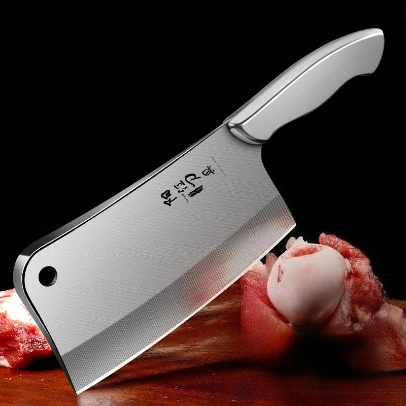 Professional Kitchen knife Stainless steel Slicing knife Heavy-duty Bone Chopping knife Durable tool for home and commercial use