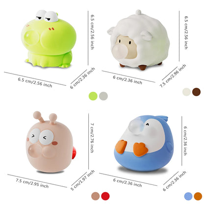 NEW Cute Animal Spitting Bubbles Squish Squeeze Toy, Anxiety Stress Relief Toys For Children and Adults, Birthday Christmas Gift