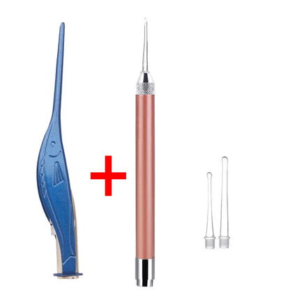 Ear wax remover with light LED Wax Removal Luminous Ear Scoop Cleaner Handy Ear Picking Tool for Hygiene and Health