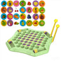 Kids Memory Game Board Chess 54 Cards Animal Fruit Flip Chess Educational Logical Thinking Learning Toy for 2-4 Players