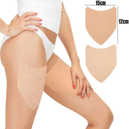 10/20/30/40Pcs Disposable Anti-Chafe Thigh Tape, Invisible No Trace Anti-Friction Thigh Pads Anti-Wear Body Stickers for Women