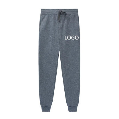 Customized Sweatpants Men Fashion Peronality Printed Drawstring Pocket Sport Pants Women Casual Workout Jogging Long Trousers
