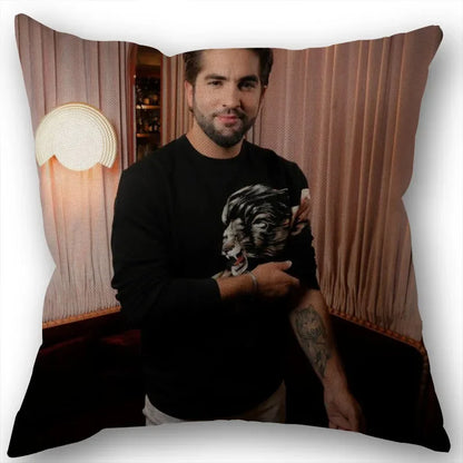 Custom Kendji Girac Pillowcase Home Textile Cotton Pillow Covers Wedding Decorative Pillow Cover Square 45x45CM1210
