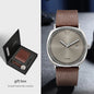 TOMI 3PCS Simple Business Men Watch Wallet Gift Box Set High Quality Classic Versatile Men Quartz Watch Clock Gifts Reloj