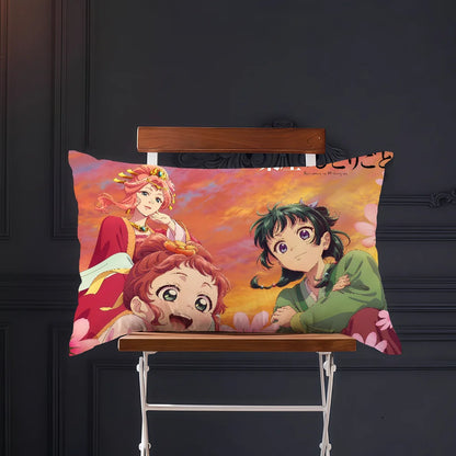 anime cushion cover Rectangle Pillow Cover The Apothecary Diaries Maomao Home Sofa living Room Office Coffee Shop Pillowcase