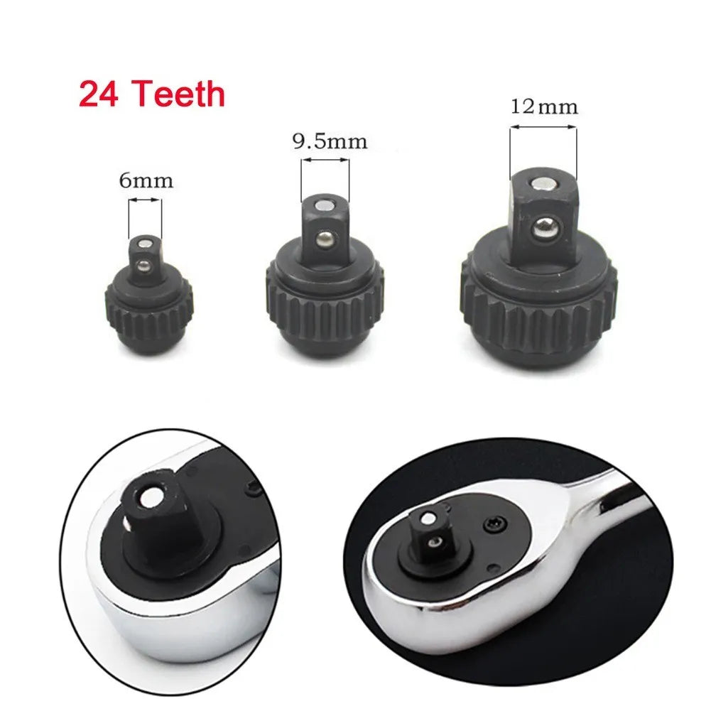 Spanner Parts Ratchet Wrench Ratchet Repair Set Part Parts Socket Wrench 1 Set 11pcs 24 Teeth Amphibious Spanner