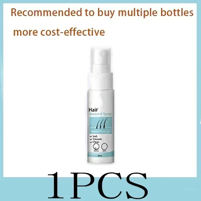 Permanent Hair Removal Spray  Dissolves Hair Instantly Sprays On Effortlessly Gentle on Skin  Pain-Free Long-Lasting Results