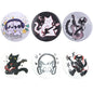 Funny Tinplate Pins Set Cats Dog Memes Dreamy Stars Collection Brooches Sweet Strawberry Musicial Note Badges Jewelry Gift