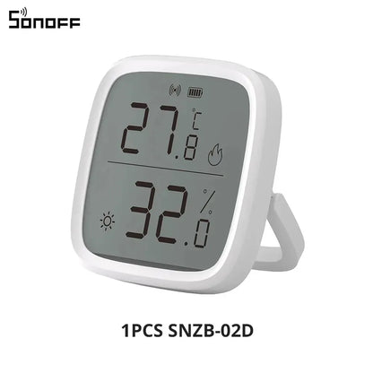 SONOFF SNZB-02D Zigbee Temperature Humidity Sensor SNZB 02D ZigBee Standard Compatible Smart Scene with ZBBrige-P Alexa