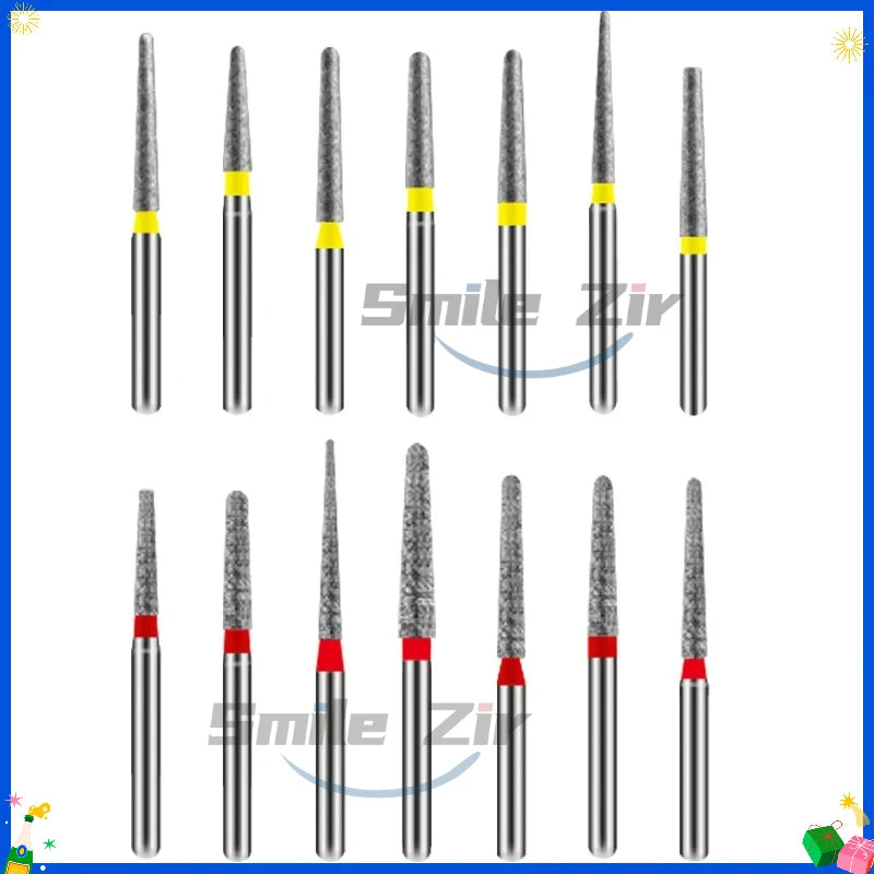 50Pcs Dental Dentist Diamond Burs Drill FG 1.6mm Bur for High Speed Handpiece FG Dental Bur Stomatology Dentistry Grinding Tools