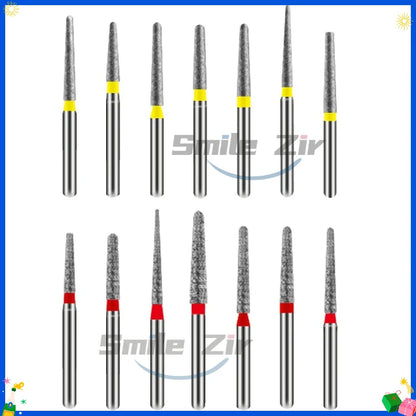 50Pcs Dental Dentist Diamond Burs Drill FG 1.6mm Bur for High Speed Handpiece FG Dental Bur Stomatology Dentistry Grinding Tools