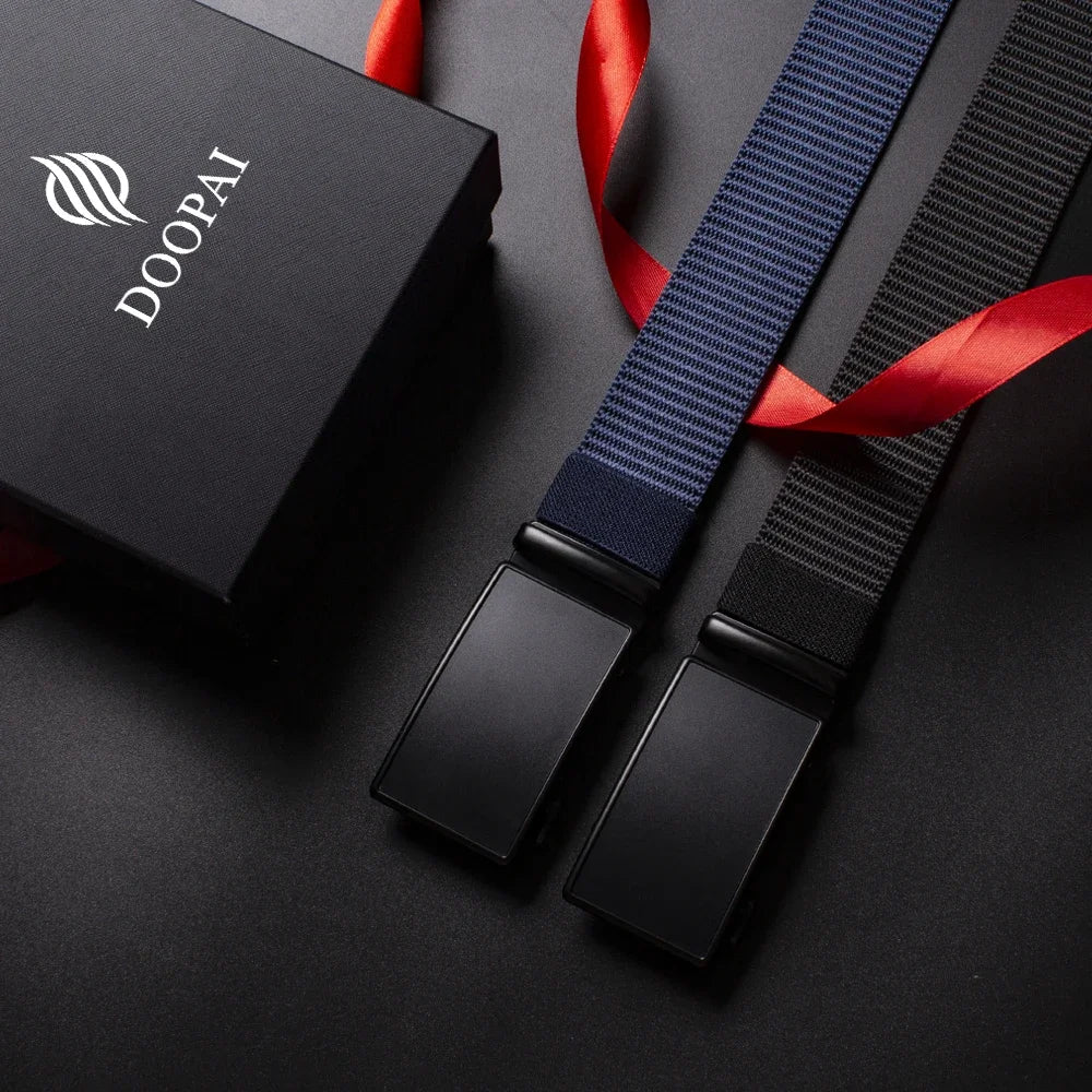 Automatic Buckle Light Comfortable Nylon Military Belt Outdoor Hunting Multifunctional Tactical Canvas Belt High Quality Men Bel