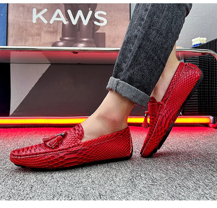 Driving Shoes Summer Mens Outdoor Anti-slip Comfort Soft High Quality Men Breathable Flat Driving Shoes Classic Casual Loafers