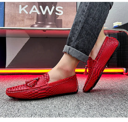 Driving Shoes Summer Mens Outdoor Anti-slip Comfort Soft High Quality Men Breathable Flat Driving Shoes Classic Casual Loafers