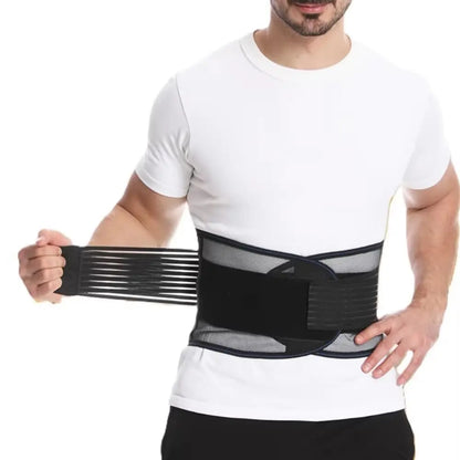 Adjustable Lumbar Support Belt Breathable Back Brace for Men Women Comfortable Daily Wear Waist Support Strap