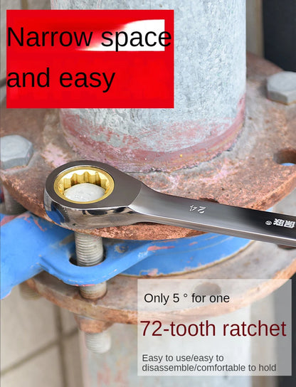 Universal Adjustable Torx Wrench 8-22mm Ratchet Spanner for Bicycle Motorcycle Car Repair Mechanical Tool