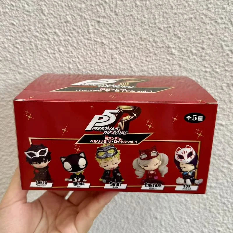 Persona 5 The Royal Sleeping Shoulder Anime Collectible Figure Action Figure For Desk Decor Joker Mona Skull Panther Fox