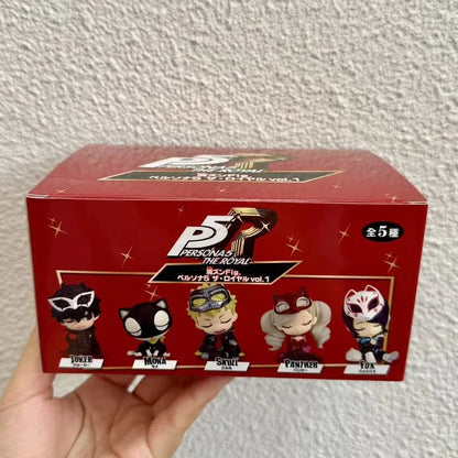 Persona 5 The Royal Sleeping Shoulder Anime Collectible Figure Action Figure For Desk Decor Joker Mona Skull Panther Fox