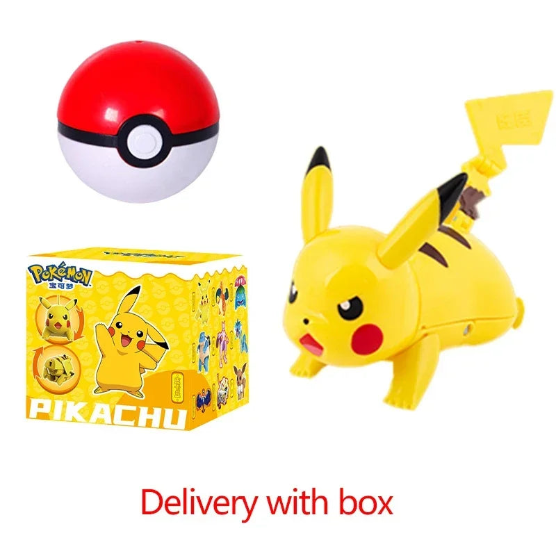 Pokemon Figure Pokeball Poke Ball Venusaur Charizard Gyarados Pikachu Mewtwo Gengar Blastoise Mew Eevee Box Elf for Kid Toy Gift