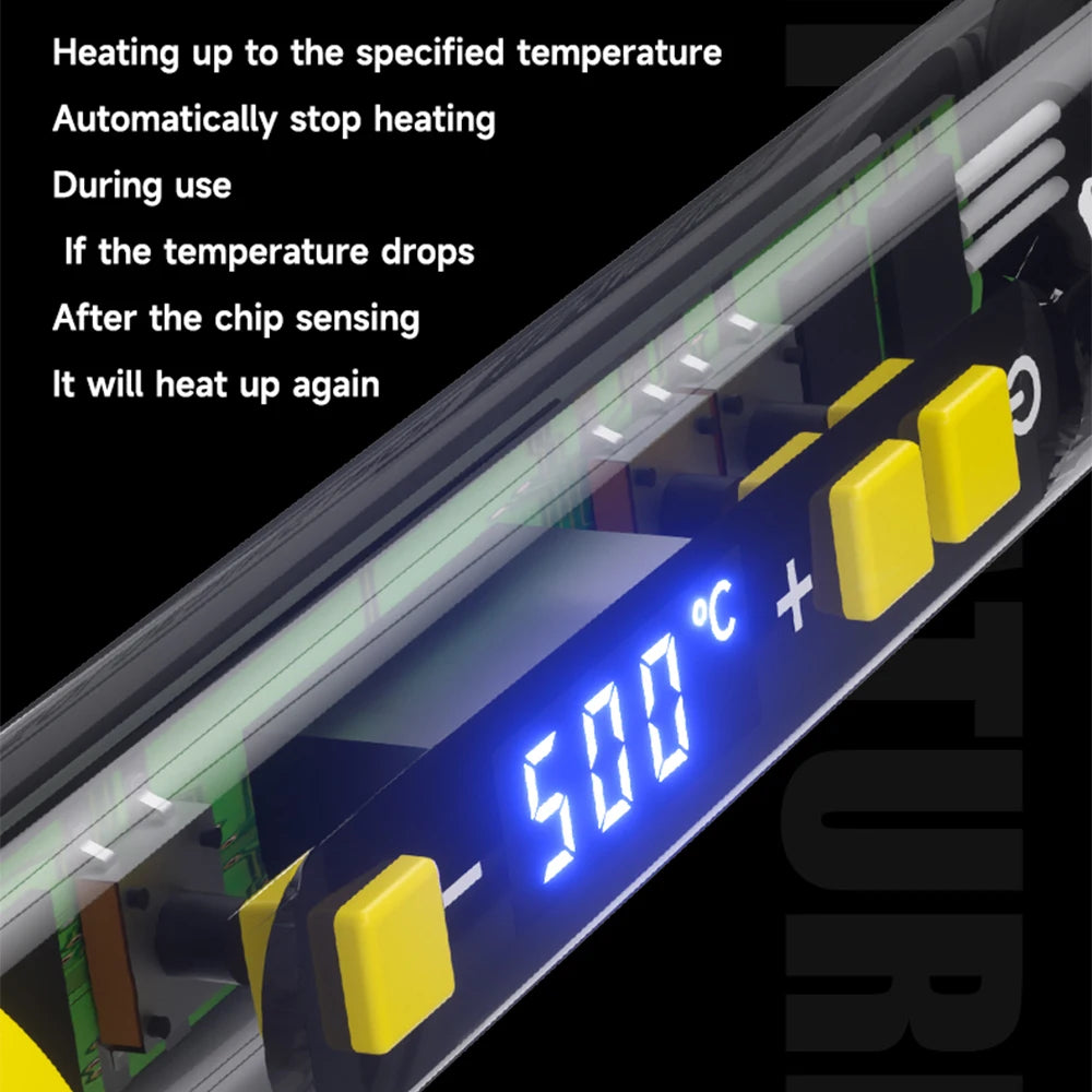 Mechanic HK-990 Thermostatic Electric Soldering Iron 90W High Power Anti-static Adjustable Portable Welding Solder Repair Tool