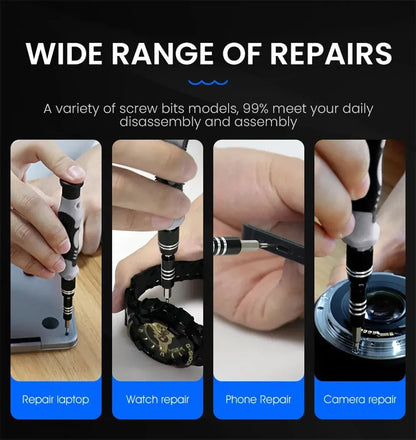 115 in 1 Multifunctional Screwdriver Set Electronic Repair Tools for Computer Phone and Household Use Insulation Screwdriver Kit