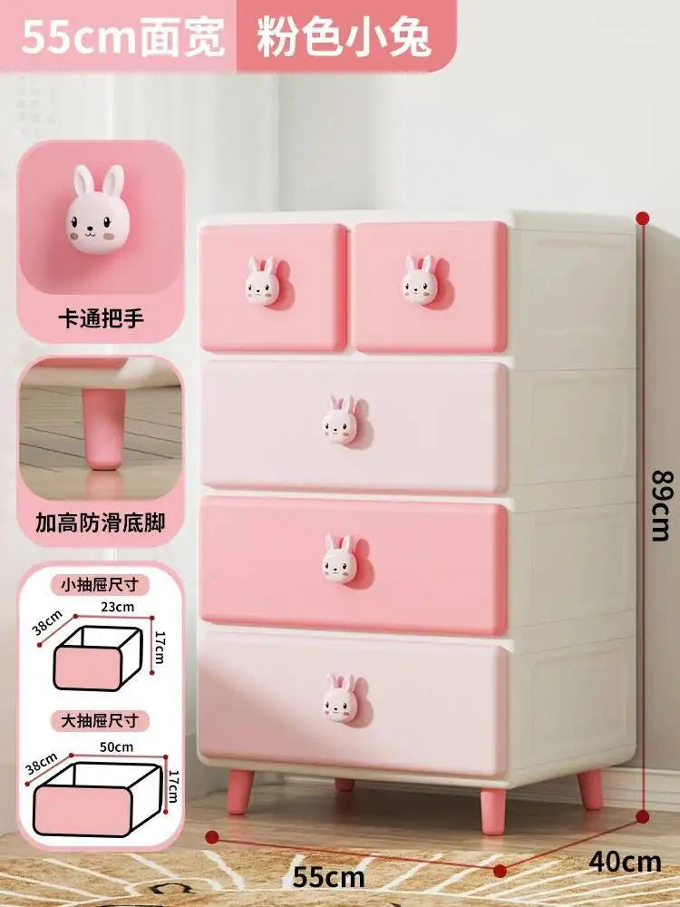 Cute Children Nightstands Nordic Pink Korean Children Nightstands Corner Cabinets Nachtkastje Kids Bedroom Furniture YN50CN