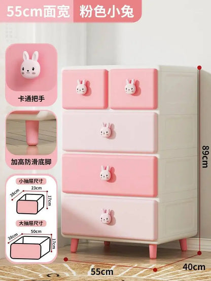 Cute Children Nightstands Nordic Pink Korean Children Nightstands Corner Cabinets Nachtkastje Kids Bedroom Furniture YN50CN