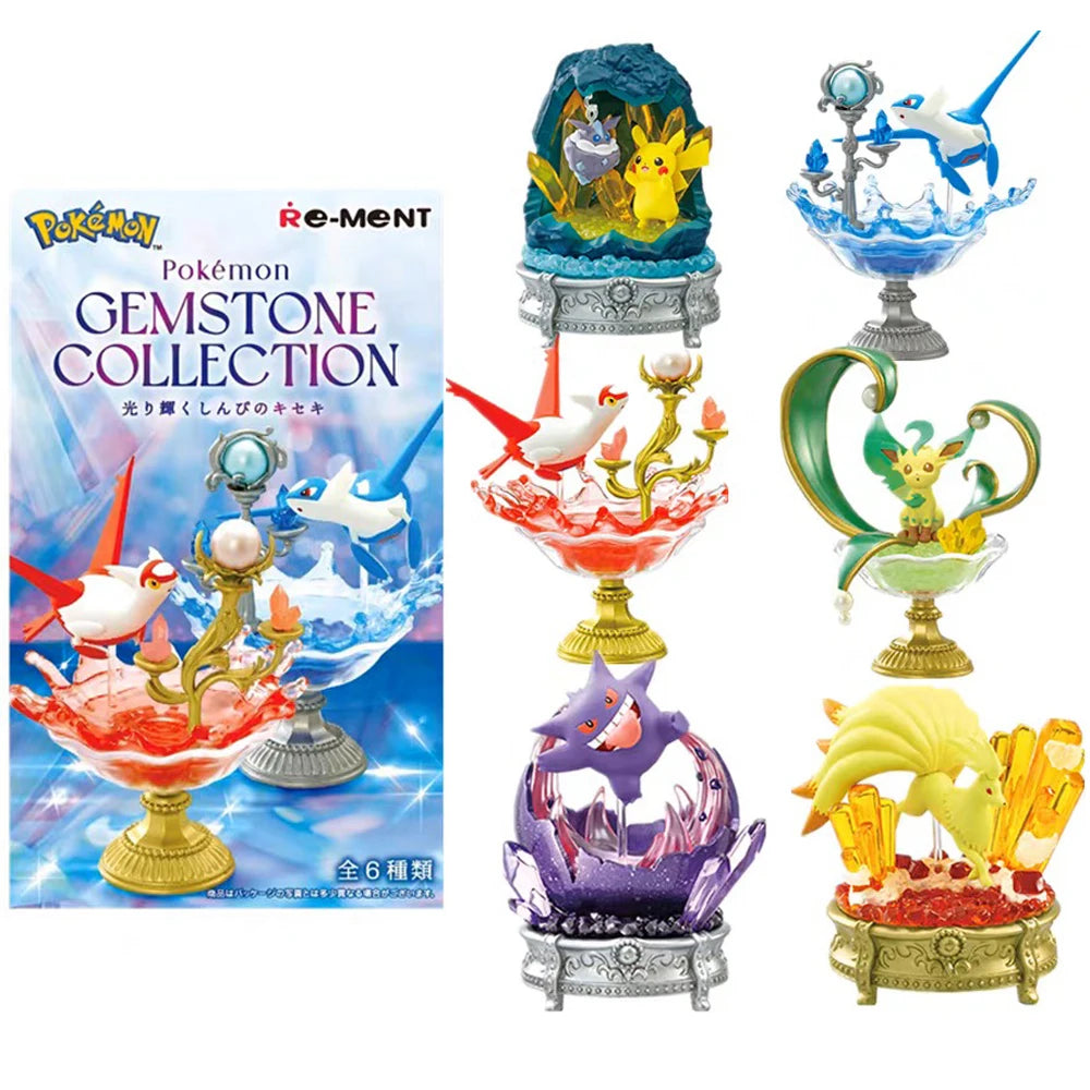 Pokm Starry Sky And Stained Glass Pikachu Mystery Box Eevee Blind Box Anime Figures Snorlax Surprise Gift Colletions Toy