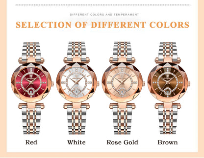 POEDAGAR High Quality Exquisite Wristwatch For Woman Waterproof Stainless Steel Date Quartz Ladies Watch Elegant Women's Watches