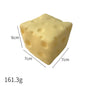 Cheese Cube Stress Ball Big Cheese Shapeable Squeeze Ball Non-Bounce Fidget Toy Relieve Stress Sensory Anti-Stress Festival Gift