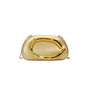 Women PU Leather Metal Handle Handbag & Removable Strap Crossbody Shoulder Bag Hand-held Shoulder Clutch Bag for Wedding Party