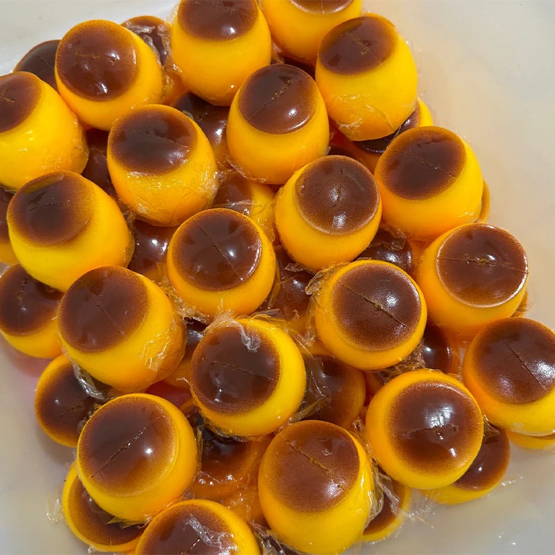 Cute And Soft Caramel Pudding Stress Ball Homemade Diy Handmade Squeeze Ball Toy Stress Relieving And Ventilating Toy Home Decor
