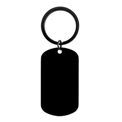 Fashion  Keychains for Men Women Custom Lettering Keychains  Engrave Date Name Logo Keyring Gift for Boyfriend Personalized