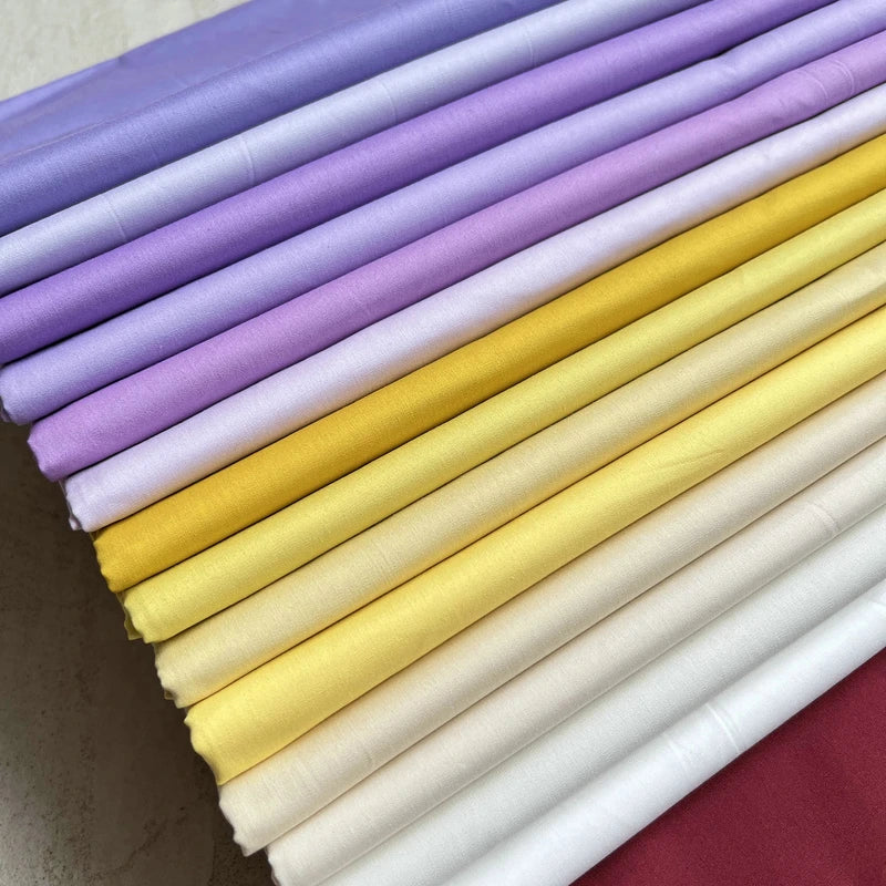 155x50cm 40s Soft Cotton Fabric, Solid Color Poplin, High-quality Dress, Women's Clothing Kindergarten Activity Decoration Cloth
