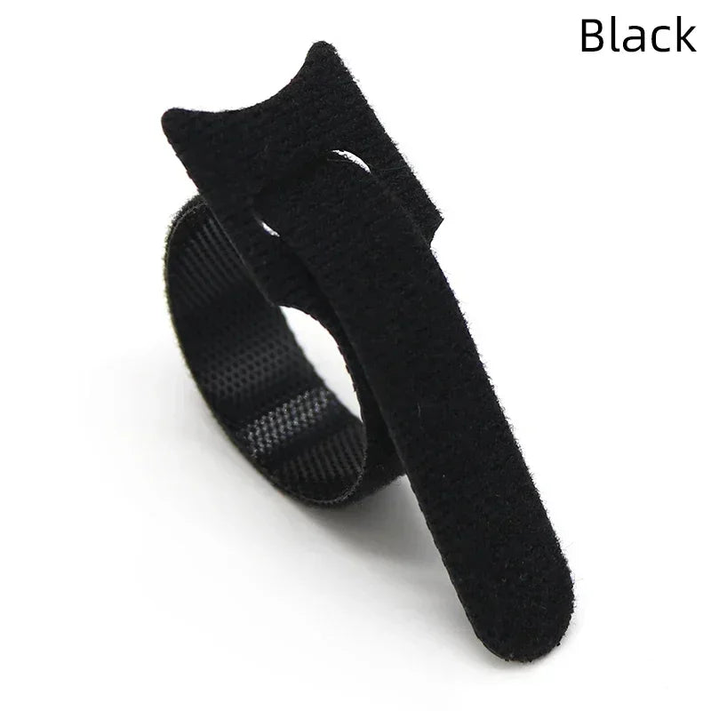 Releasable Cable Tie 150 200 250 300mm Plastics Fastening Reusable Ties Straps Nylon Wrap Zip Bundle Bandage Cable Organiser