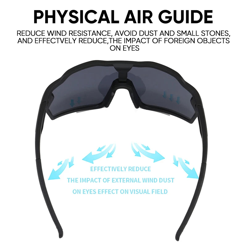 BUCKLOS Cycling Glasses Bike Goggle Outdoor Sport UV Protection Eyeswear Sunglasses Basic/Polarized Bicycle Glasses for Road MTB