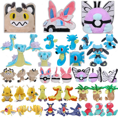 40 Styles Pokemon Plush Toys Cubone Butterfree Caterpie Weedle Garchomp Litwick Furret Stuffed Animal Anime Dolls Birthday Gift