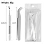 1Set Portable Tick Removal Tweezers Professional Painless Tick Remover Tool for Dogs Cats Pets Human Tick Extractor Accessories
