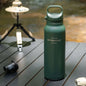 JUSTINLAU 600ML Insulated Bottle with Pop-up Lid Stainless Steel Keep Hot＆Cold Thermal Mug Outdoor Sports/Travel Water Cups