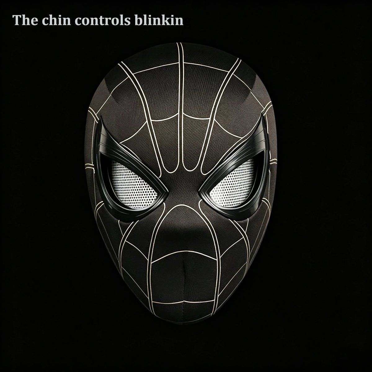 In Stock Miles Spider-Man 1:1 Scale Electronic Mask With Moving Glowing Eyes Ring Control Cosplay Toy Gift For Boys Gift