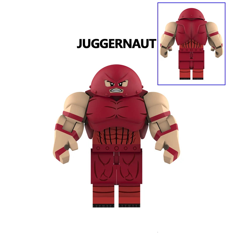 7.5CM Big Size Movable Figure Hulk Lizard Rhino Thing Colossus Hulkbusters Infinity War Model Building Blocks Toys Action Bricks