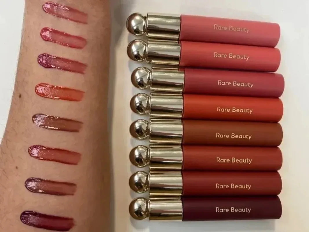 Rare Beauty Lipstick Liquid Blush Highlight Liquid Highlighter Lip Gloss Lasting Waterproof Moisturizing Plumping Makeup Product
