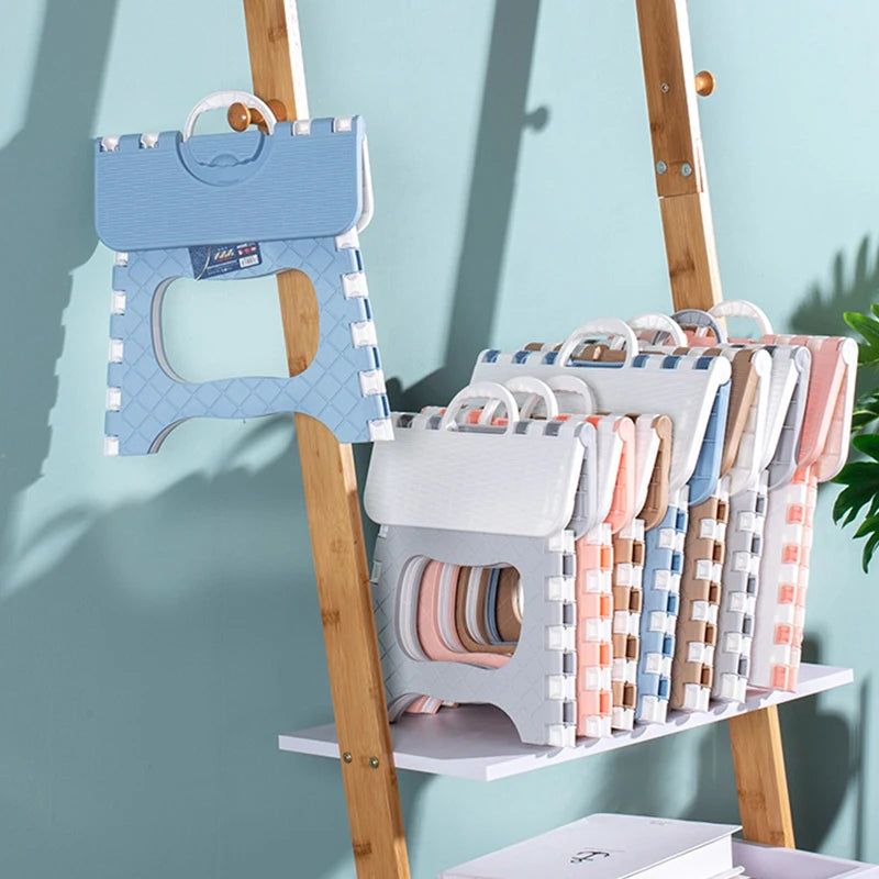 The Home Low Stool, Outdoor Small Stool,Foldable Stool, Suitable for Living Room, Kitchen, and Bathroom, Portable Travel Stool