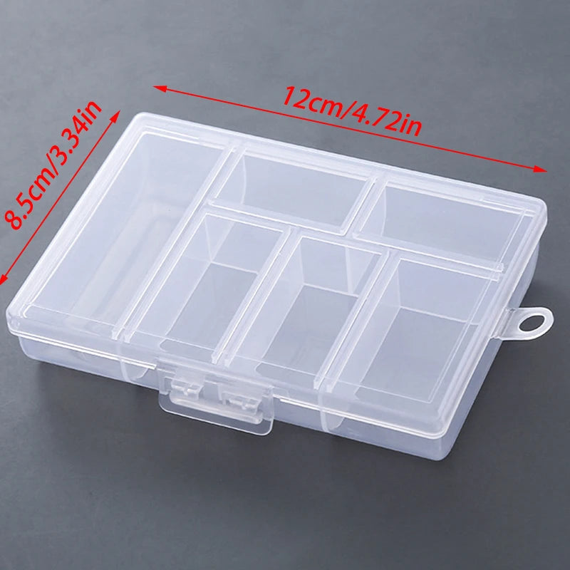 Transparent Plastic Box Rectangular Translucent Packing Box Storage Organizer Case Dustproof Durable Strong Jewelry Container