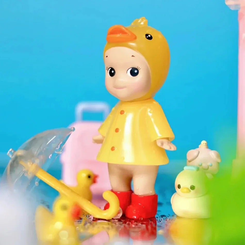 In Stock Mini I Love Rainy Day Series Blind Box Figure Cute Cartoon Doll Collectible Toy For Desktop Decoration Gift