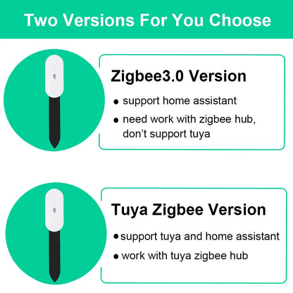 Zigbee Temperature Humidity Moisture Detector Smart Soil Tester Moisture Sensor Phone App RealTime Monitor for Home Garden