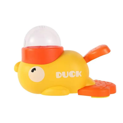 Interactive Pet Trainer Toy with Cartoon Duck Shape - Automatic Slow-Dispensing Dog Treat Feeder