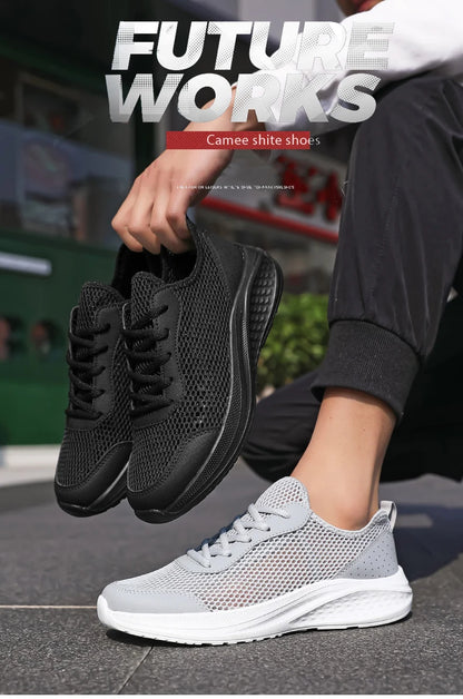 Men Shoes Mesh Breathable New Casual Shoes Men Sneakers Light breathable Walking Tenis Shoes Zapatillas Hombre Size 39-46